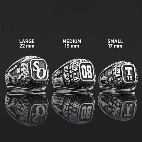 Western New Mexico University Class Ring, Custom Desing University Ring, Personalized University Ring