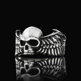Winged Skull Ring