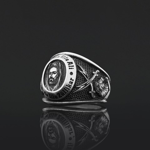 Zulfiqar Sword Ring, Islamic Ring, Dhulfiqar Sword Jewelry, Zulfiqar Face Ring, Hz Ali Ring Gift, Zulfiqar Jewelry, Muslim Silver Jewelry